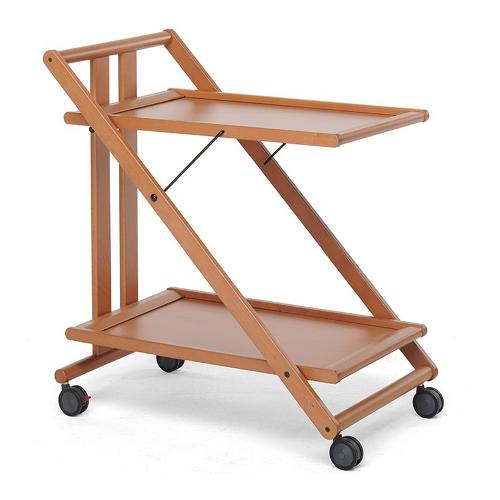 Foppapedretti SPRINT Carrello porta vivande Noce