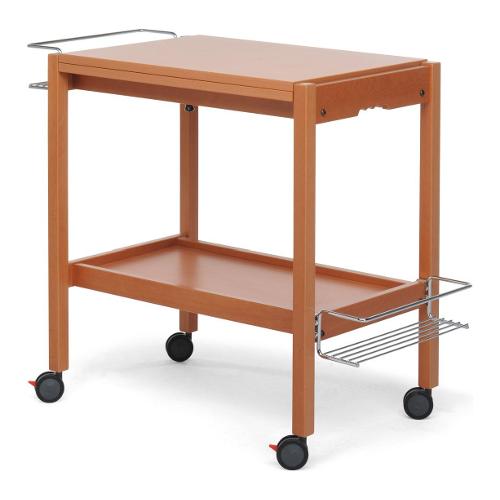 Foppapedretti NEWTON Carrello porta vivande Noce
