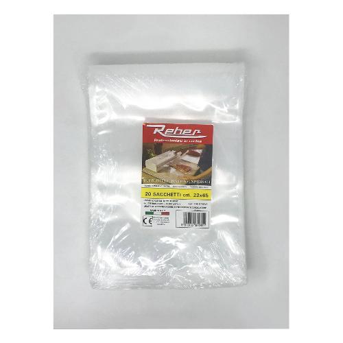 Sacchetti Goffrati per Sottovuoto Alimenti Reber cm 25x35