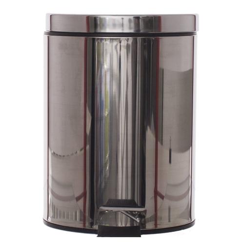 Amicasa Pattumiera cucina (5L) coperchio a pedale Inox Art 1