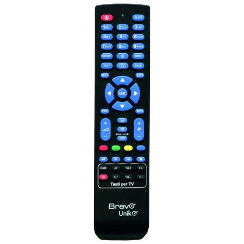 Telecomando tv UNIKO Universale per Decoder Black 90302245