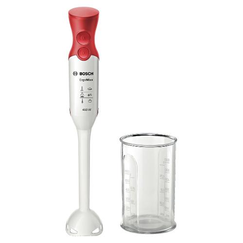 Bosch Frullatore immersione ERGOMIXX 450 Msm64010 Bianco e Rosso 450W