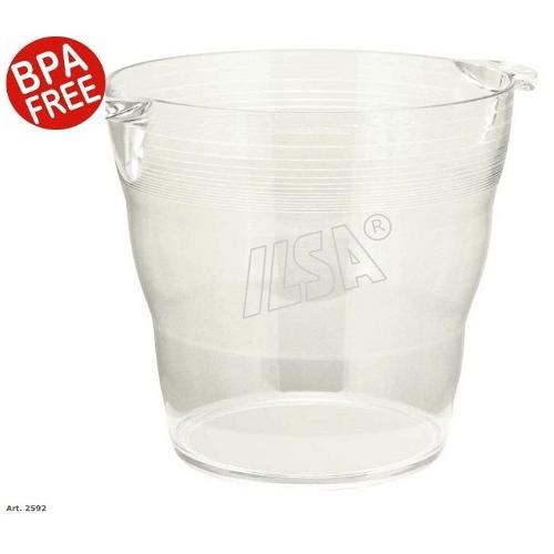 Ilsa Secchiello portaghiaccio Plastica (26x25cm) per bottiglia CRYSTAL Trasparente 2592026