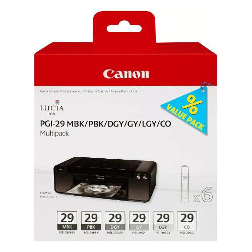 Canon Set cartucce stampante Linea PGI-29 Multipack 4868B018