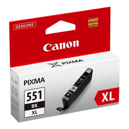 Canon Cartuccia stampante Linea CLI-551 Nero CHROMALIFE 100+ Cli 551Bk Xl 6443B001