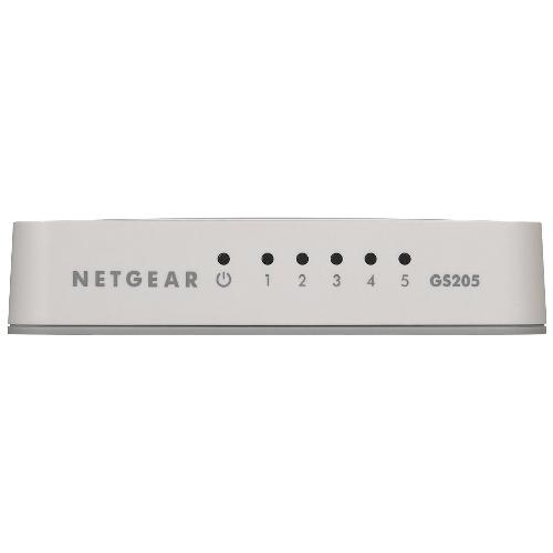Netgear Switch di rete 5 porte 200 SERIE Unmanaged Gigabit GS205 100PES Gigabit (1000Base-TX)