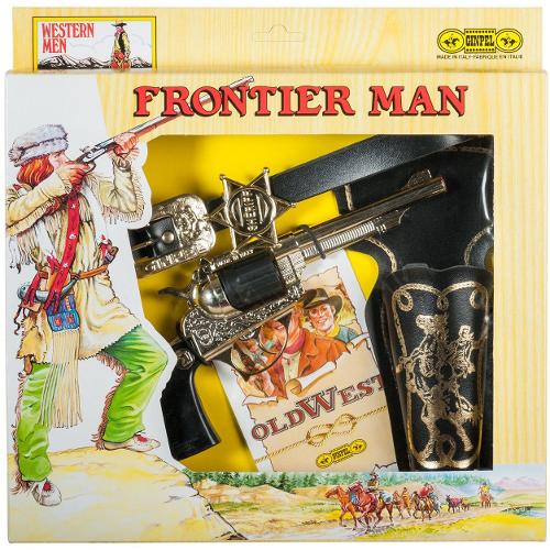 Pistola giocattolo COWBOY Fodero Set 8 Colpi 39