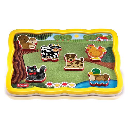 Quercetti Gioco educativo Smart Puzzle Farm Assortito 230