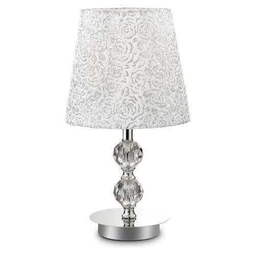 Ideal Lux Lampada tavolo LE ROY tl1 small Cromo (20x36,5cm) 073439 1 luce - E27 - Max 60W