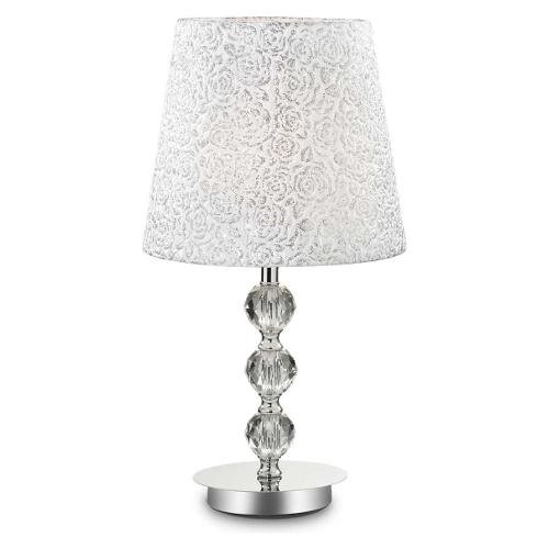 Ideal Lux Lampada tavolo LE ROY tl1 medium Cromo (25x46,5cm) 073422 1 luce - E27 - Max 60W