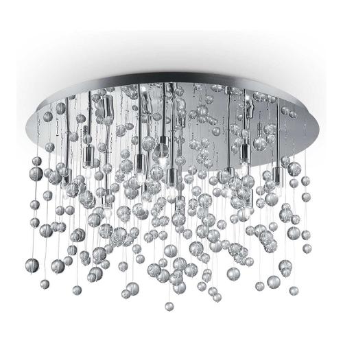 Ideal Lux Sospensione NEVE pl12 Cromo (63x31,5cm) 022239 12 luci - G9 - Max 480W