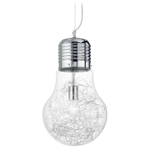 Ideal Lux Sospensione LUCE MAX sp1 big Trasparente (30x254cm) 033662 1 luce - E27 - Max 60W