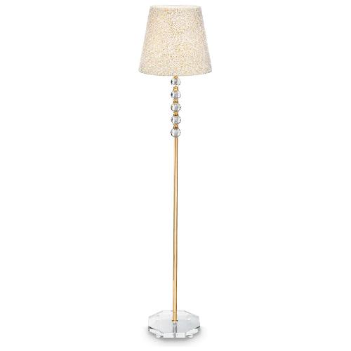 Ideal Lux Lampada da terra QUEEN pt1 Oro 077765 (35x157,5cm) 1 luce - E27 - Max 60W