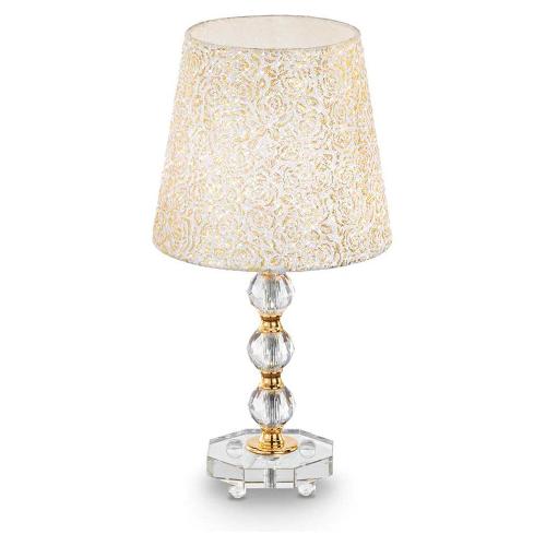 Ideal Lux Lampada tavolo QUEEN tl1 medium Oro (25x46,5cm) 077741 1 luce - E27 - Max 60W