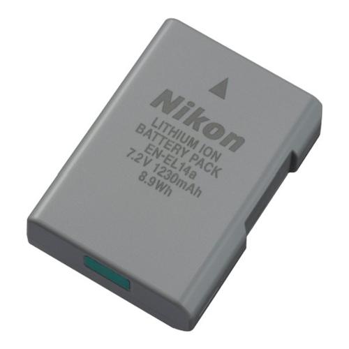 Nikon Batteria fotocamera per Nikon EN EL14A Grey 931809