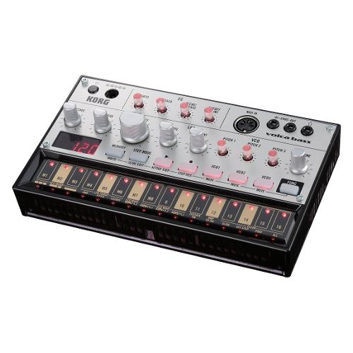 Korg Sintetizzatore DJ Volca Bass Silver e Black KRVOLCABASS