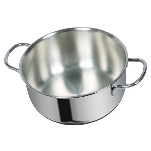 Metalsomma Casseruola Inox (16cm) fonda GAIA Cromo lucido 105 16