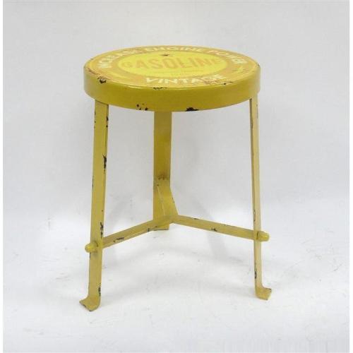 Amicasa STREET 3 gambe Sgabello Giallo