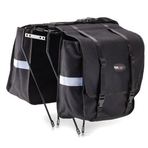 Bonin Borsa bici Posteriore Doppia Laterale Nero CVB469