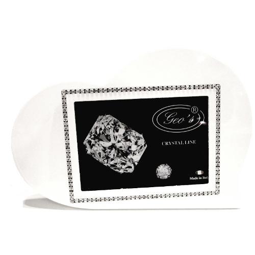 Geo's Portafoto (per 1f 9x13 cm ) CRYSTAL LINE Bianco 1400 1L