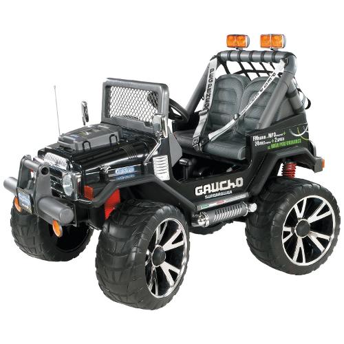 Peg Perego Auto elettrica Gaucho Superpower 24V (131x90cm) Nero OD0502