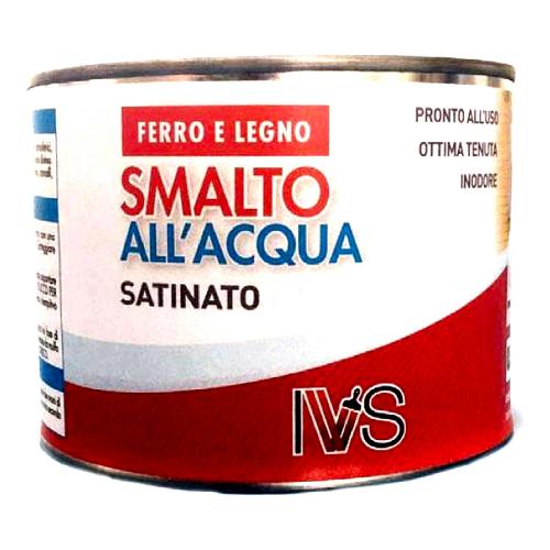 Ivs Smalto acqua satinato inodore bianco latta 2,5 lt FH2015K00511DS