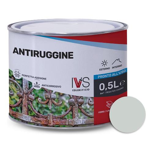 Ivs Smalto fondo antiruggine Grigio Ral 7035 barattolo 500 ml FS2121R07035CO
