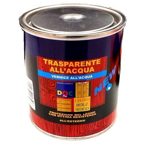 Vernice all'acqua lucida per legno trasparente lucido barattolo 750 ml  45350