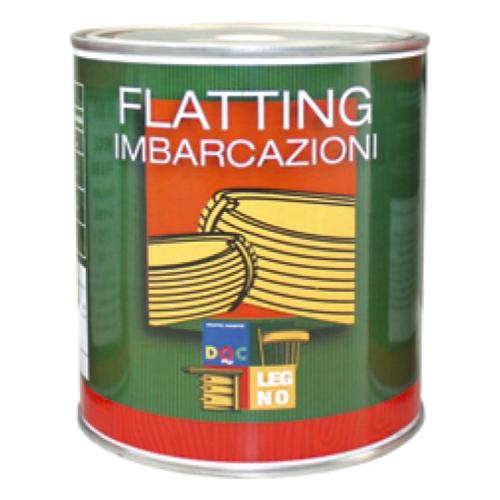 Vernice flatting lucida per legno trasparente lucido barattolo 750 ml 28207