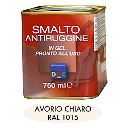 Doc Smalto antiruggine gel Avorio Ral 1015 barattolo 750 ml 33006