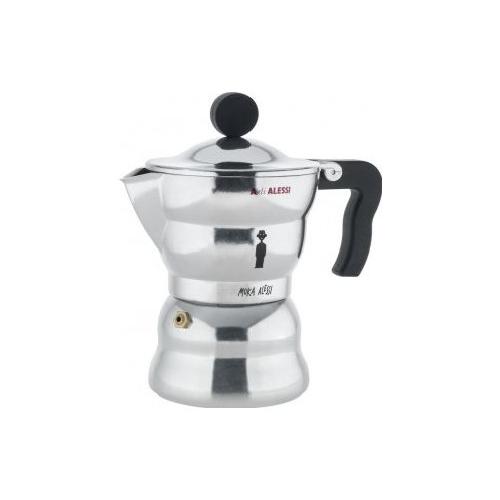 Alessi Caffettiera Alluminio 3 Tazze MOKA Cromo lucido AAM33 3