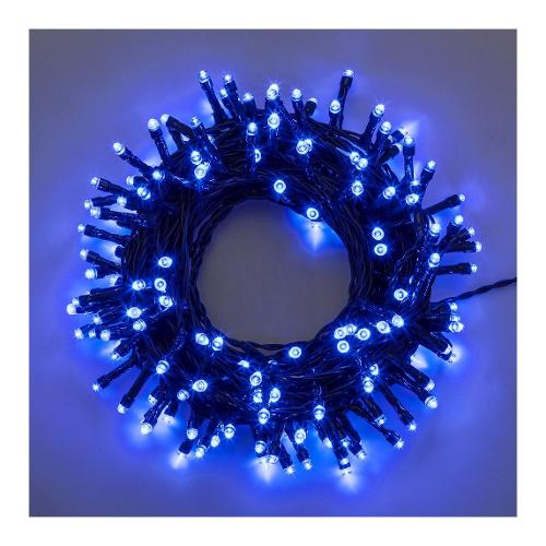 Lotti Filo luci Natale 160 luci - LED (4 + 11,5 mt) 8 Giochi di luce CHRISTMAS IP44 Verde 31883