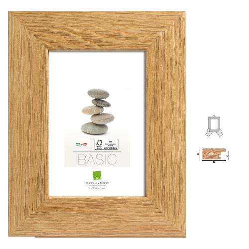 Bubola & Naibo Cornice legno (50x70cm) TRENDY SANDRA Rovere opaco 6110 03 21