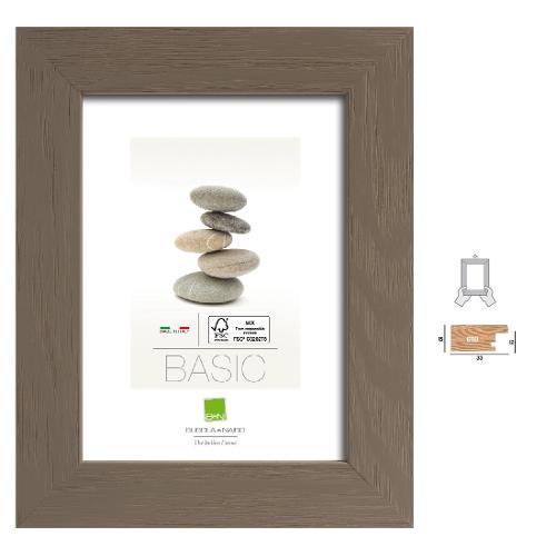 Bubola & Naibo Cornice legno (25x35cm) TRENDY SANDRA Grigio talpa 6110 07 10