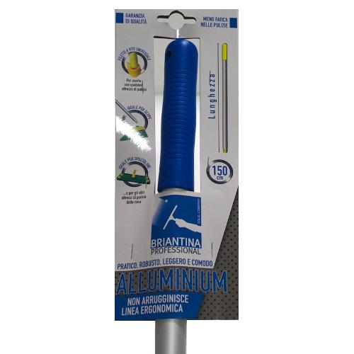 La Briantina Manico Alluminium per scopa (150x2,2cm) STUPENDA Silver e Blu MAN00653A