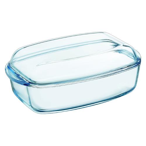Pyrex Pirofila Vetro (43x33cm) con coperchio Trasparente 465A000 7644