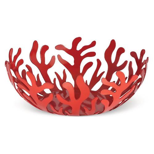 Alessi Cestino tavola Acciaio (21x9,5cm) MEDITERRANEO Rosso ESI01 21R