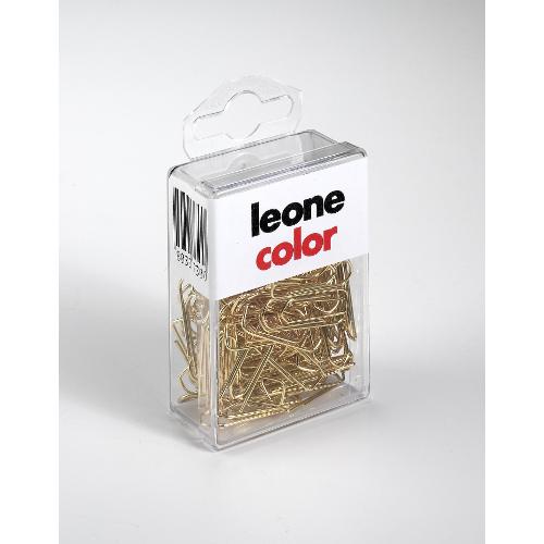 Leone Set fermagli Punte Triangolari Oro lucido APFO2 100 pz