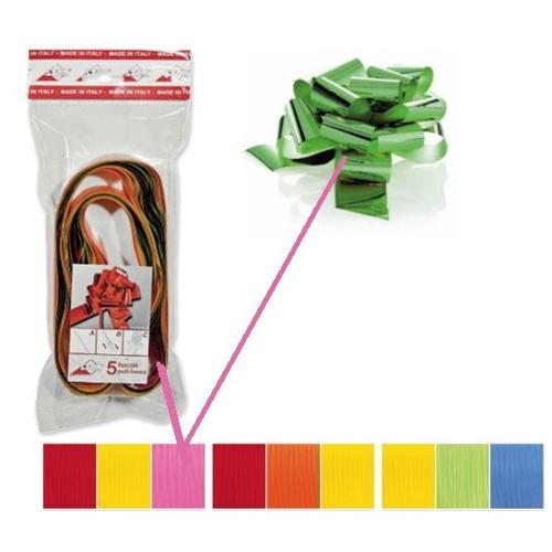 Star Set fiocchi regalo Acid Fucsia (13 cm) 5 pz 46