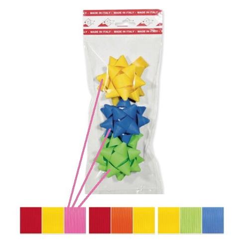 Star Set fiocchi regalo Acid Fucsia (8 cm) 3 pz 46