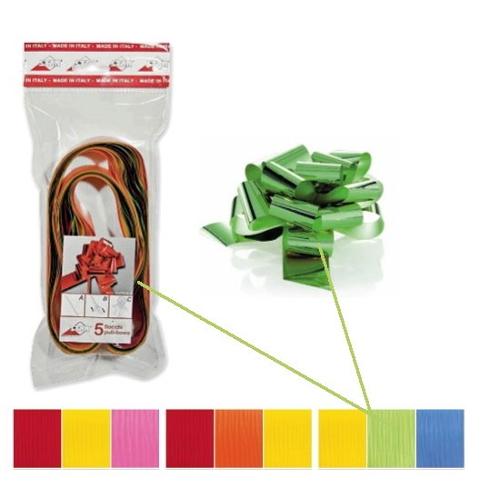 Star Set fiocchi regalo Acid Verde (13 cm) 5 pz 65