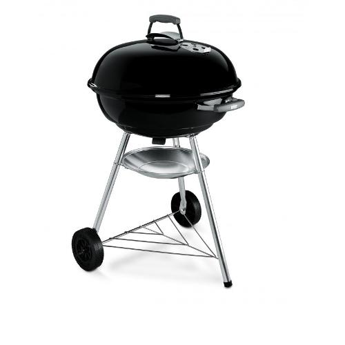 Weber Barbecue Carbonella D.57 con griglia COMPACT KETTLE Nero 1321004