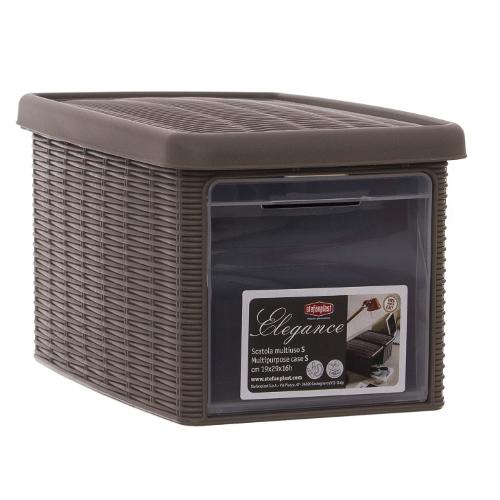 Stefanplast Contenitore (5,5L) ELEGANCE Tortora 30022
