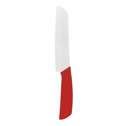 Gp & Me Coltello santoku lama(16cm) Ceramica Rosso e Bianco 19004