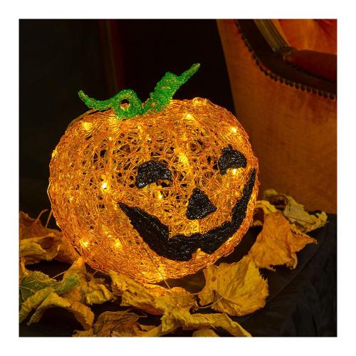 Lotti Zucca flash c timer Decorazione Halloween 34310