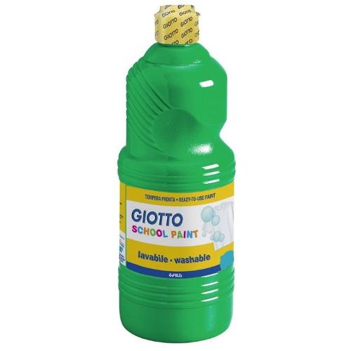 Fila Tempera GIOTTO School Paint Verde Flacone 250 ml con tappo dosatore 530812