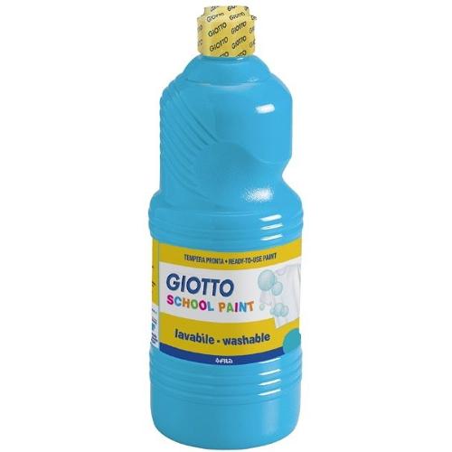 Fila Tempera GIOTTO School Paint Cyano Flacone 250 ml con tappo dosatore 530815