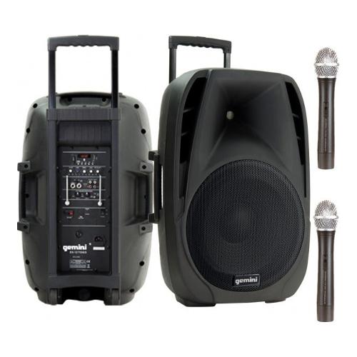 Gemini Set karaoke ES TO GO SERIES Es 12Togo Black 150W 1126082 Bluetooth RCA, Aux, TRS, USB, SD Card