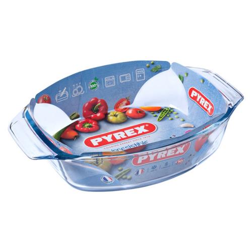 Pyrex Pirofila Vetro borosilicato (35x24cm) ovale Trasparente 411B000 7646