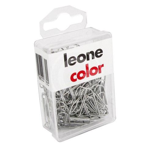 Leone Set fermagli Punte Triangolari Zincato e Cromo 085057 50 pz